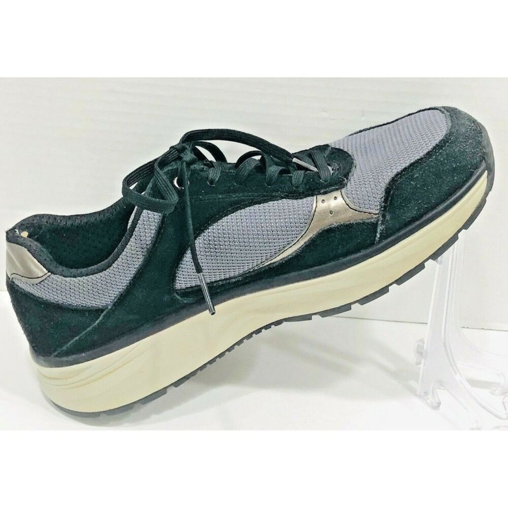 JOYA Ortholite Sneakers Shoes Women's 9.5 Swiss Ortho Silver‎ Black Grandma